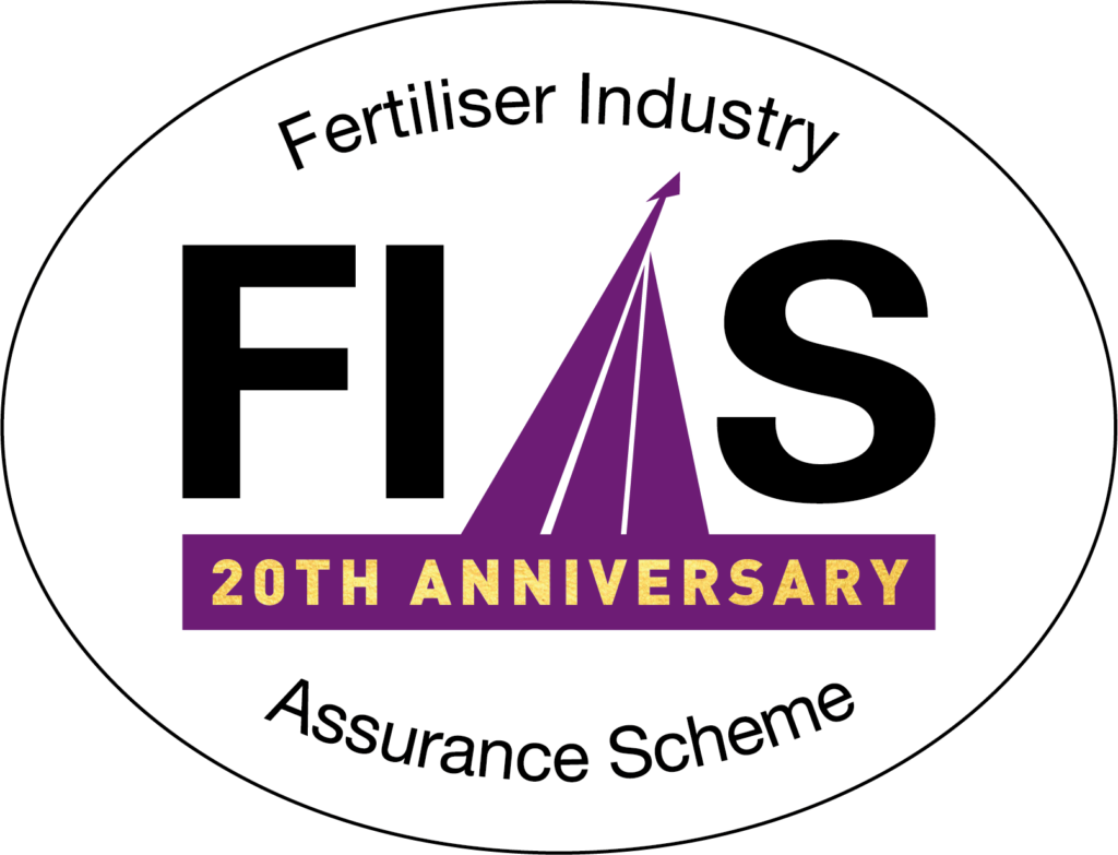 FIAS certification Fertiliser Industry Assurance Scheme 20th anniversary logo